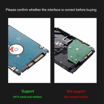 Gambar produk UTHAI Hard Drive SATA SSD Enclosure 2.5 Inch USB Micro B 3.0 5Gbps - SO1-25