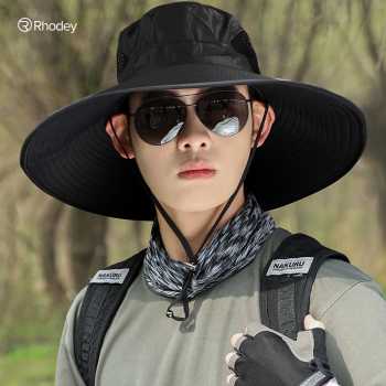 Rhodey Topi Rimba Outdoor Anti UV Boonie Hat Polyester - B60 Gambar produk Rhodey Topi Rimba Outdoor Anti UV Boonie Hat Polyester - B60