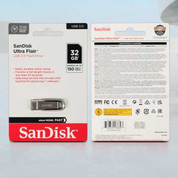 Gambar produk SanDisk Ultra Flair Flashdisk USB 3.0 32GB - SDCZ73