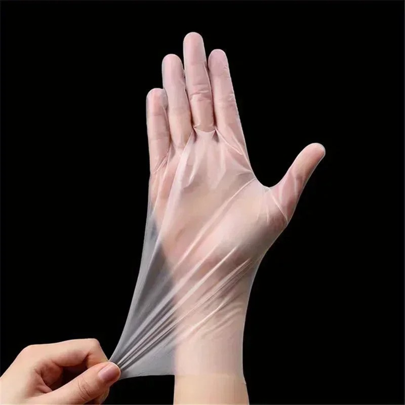 Gambar produk VIE LEN Sarung Tangan Plastik TPE Disposable Food Grade Glove 100 PCS - VL-10