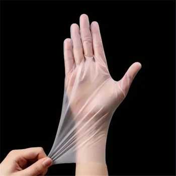 Gambar produk VIE LEN Sarung Tangan Plastik TPE Disposable Food Grade Glove 100 PCS - VL-10