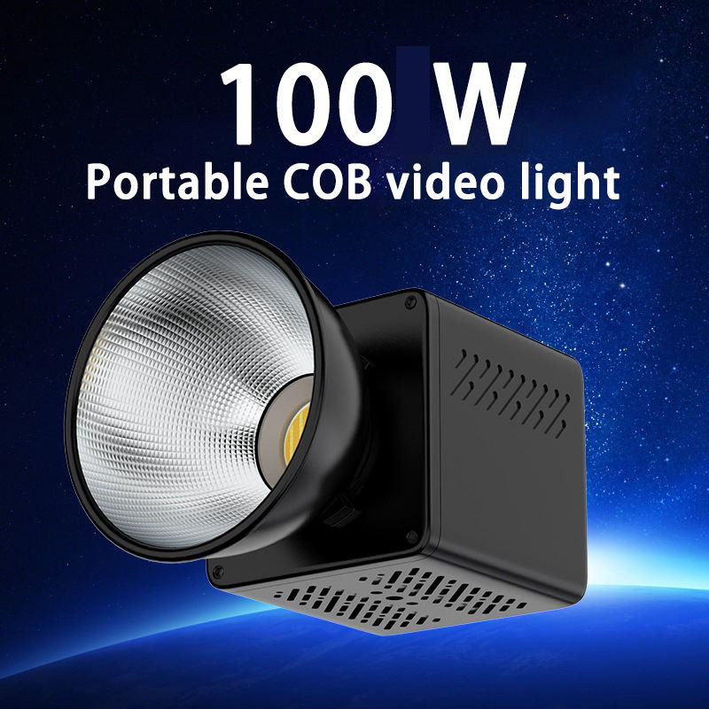Gambar produk LIYADI Lampu Studio Fotografi COB LED RGBW 24 Mode TFT Display 100W - G100 PRO