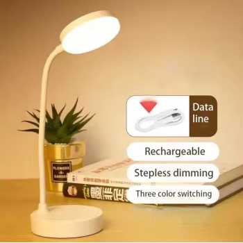 FREN Lampu Baca LED Stepless Dimming Lamp 3 Colors Rechargeable 800mAh - FR25 Gambar produk FREN Lampu Baca LED Stepless Dimming Lamp 3 Colors Rechargeable 800mAh - FR25