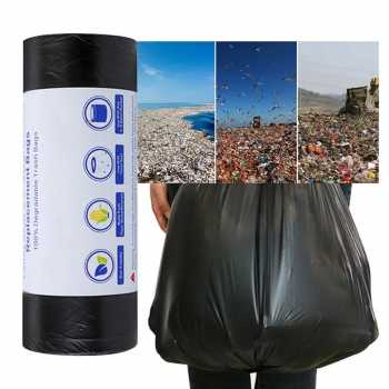 Gambar produk TRASU Kantong Plastik Sampah Disposable Trash Bag 45x55cm 100 PCS - TR-45