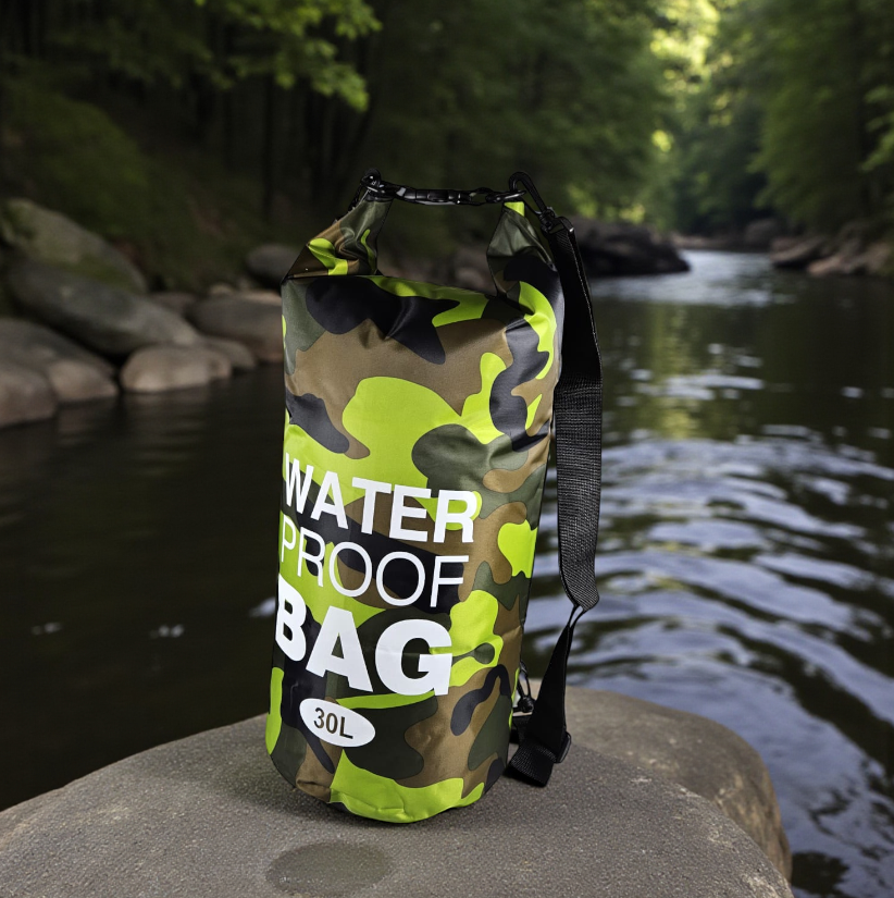 WATORU Tas Penyimpanan Anti Air Debu Outdoor Waterproof Dry Bag 30L - XAZ9 Gambar produk WATORU Tas Penyimpanan Anti Air Debu Outdoor Waterproof Dry Bag 30L - XAZ9