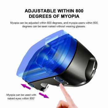 Gambar produk VRG VR Box 3D Virtual Reality Glasses Adjustable 7 Inch Smartphone - PRO