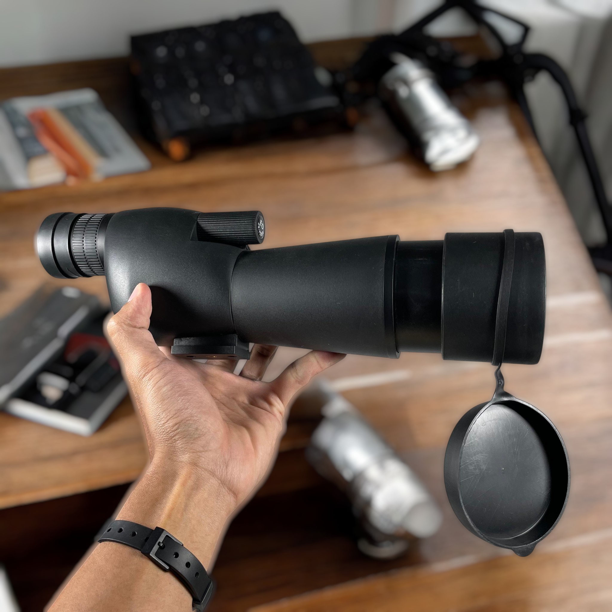 Gambar produk BEIYATE Teropong Monokular Telescope BAK4 FMC IPX6 75x60 with Tripod - Z2575
