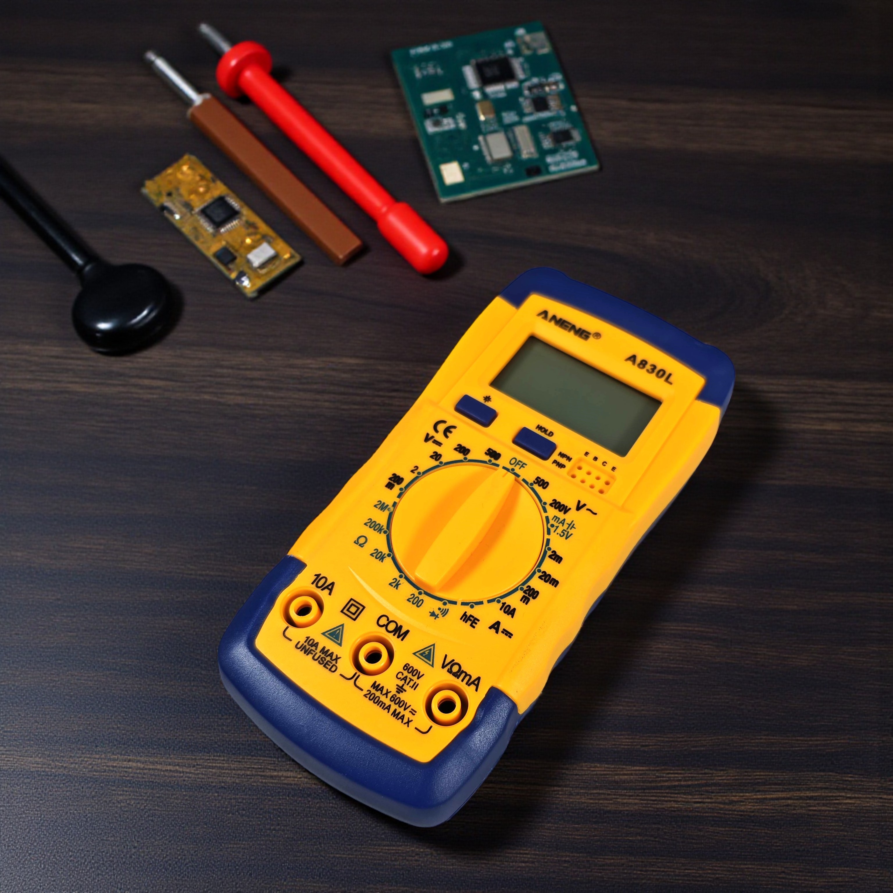 Gambar produk ANENG Digital Multimeter AC DC Volt Current Tester LCD Display - A830L