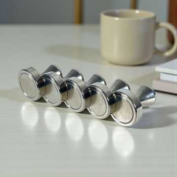 Gambar produk KELEIN Gantungan Magnet Push Pin Thumbtacks N35 25mm 5 PCS - K530