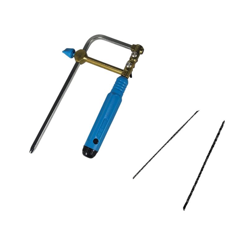 Gambar produk QIHONG Ultra-Fine Corundum Cutting Tool Wire Saw with 5 Saw Blade - QHLH-400