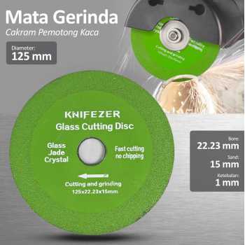 KNIFEZER Mata Gerinda Cakram Pemotong Diamond Cutting Disk 22.23x15mm - JC-11