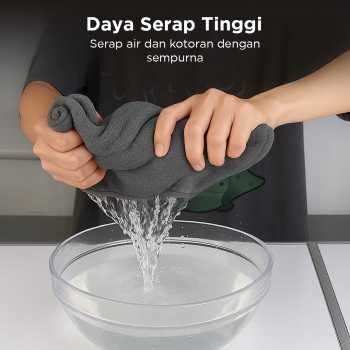 Gambar produk SHUMAI Kain Lap Microfiber Mobil Cleaning Towel Soft High Absorption 30x30cm - SH3