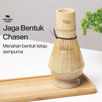 Gambar produk One Two Cups Whisk Stand Matcha Chasen Tate Dudukan Pengaduk - D-34