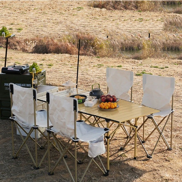 Gambar produk Bildrim Kursi Lipat Outdoor Camping Portable Oxford Folding Chair L - BD852