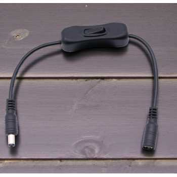 WETRUB Kabel DC Switch On/Off Extension Cable Connector 5.5 x 2.1mm - ZH-304