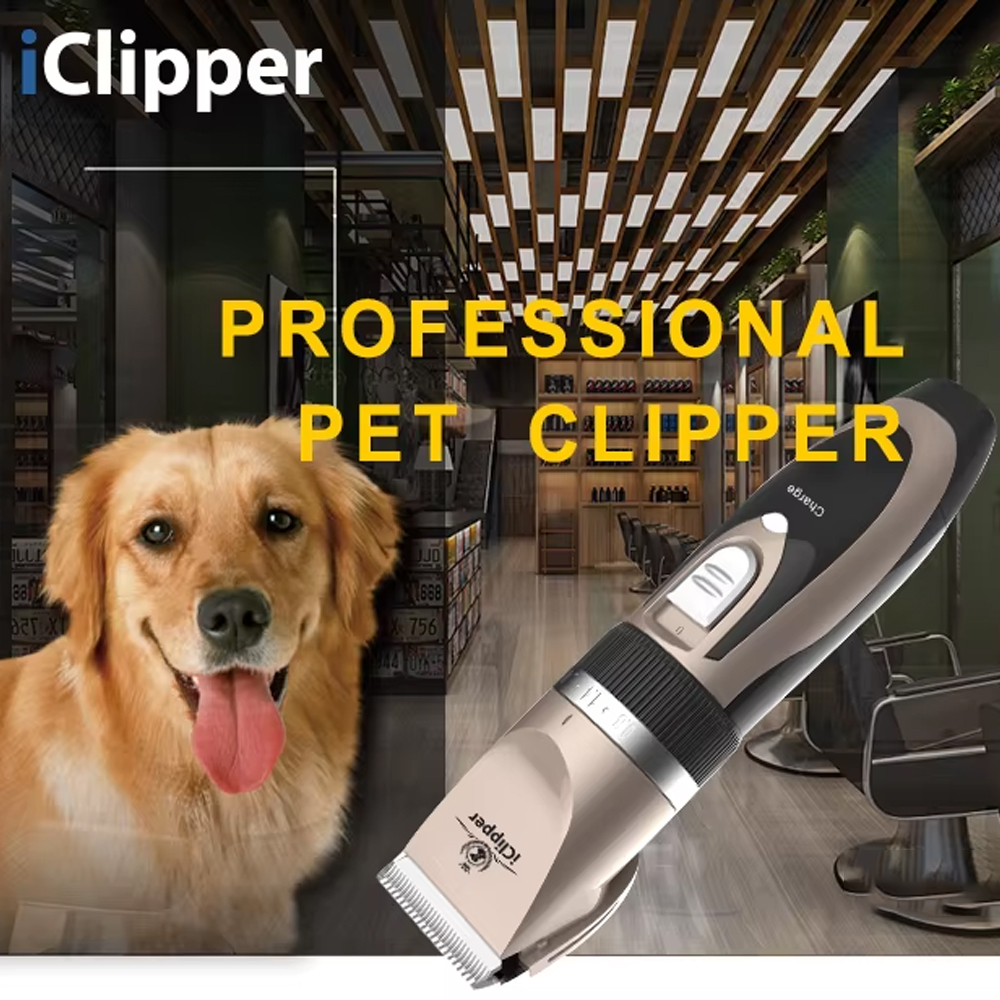 iClipper Alat Cukur Bulu Hewan Anjing Kucing Domba 8200RPM 600mAh - 938 Gambar produk iClipper Alat Cukur Bulu Hewan Anjing Kucing Domba 8200RPM 600mAh - 938