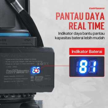 Taffware Baterai Laser Level 3D Rechargeable Battery with LED Display 4800mAh - BM03 Gambar produk Taffware Baterai Laser Level 3D Rechargeable Battery with LED Display 4800mAh - BM03