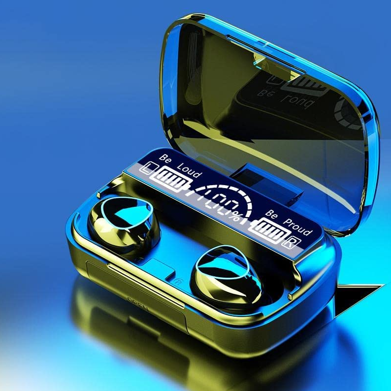 Gambar produk GLARIXA Earphone Bluetooth 5.4 TWS In Ear HiFi Sound Waterproof 400mAh - M10-02
