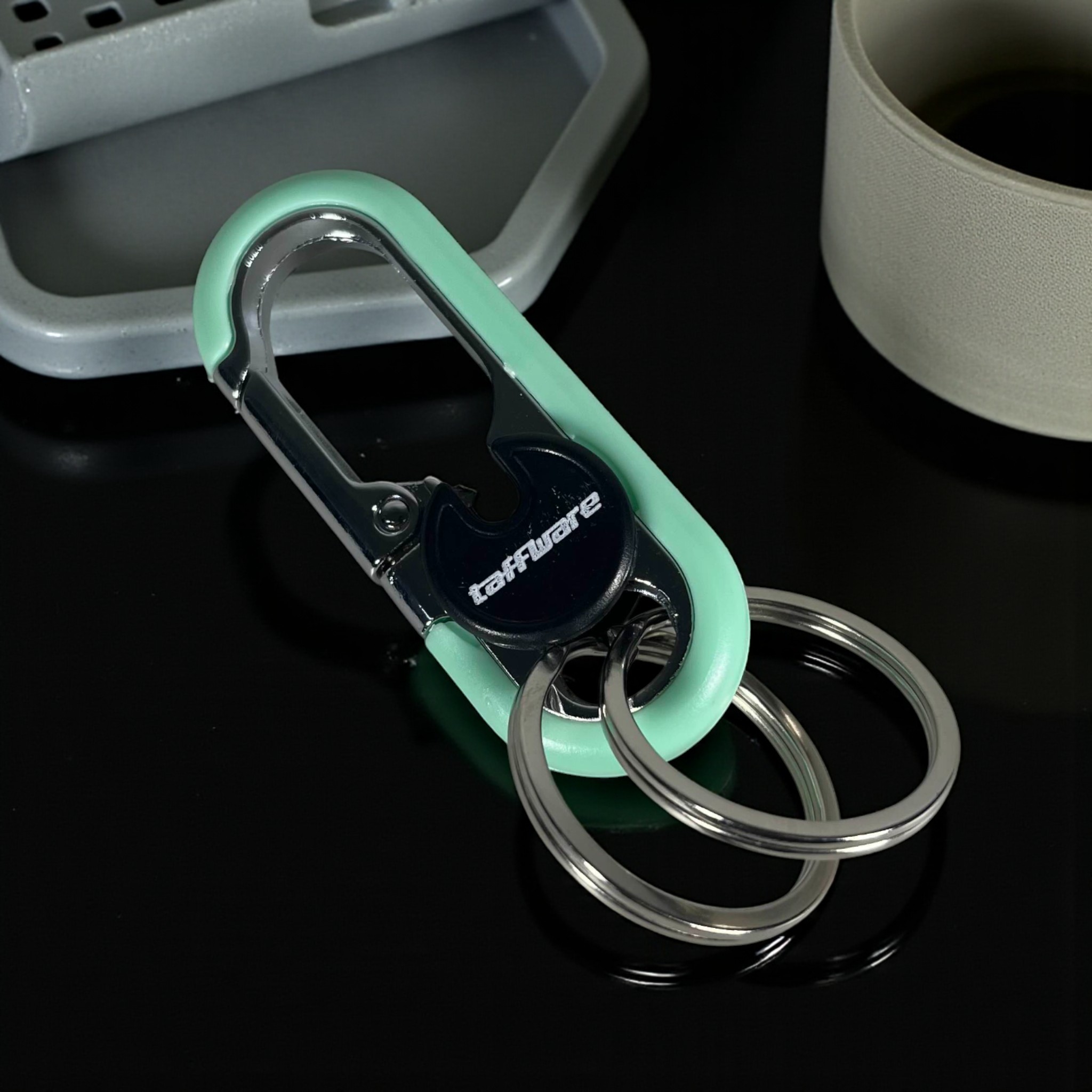 Gambar produk Taffware Gantungan Kunci Carabiner Keychain Clip Stainless Steel - A3746