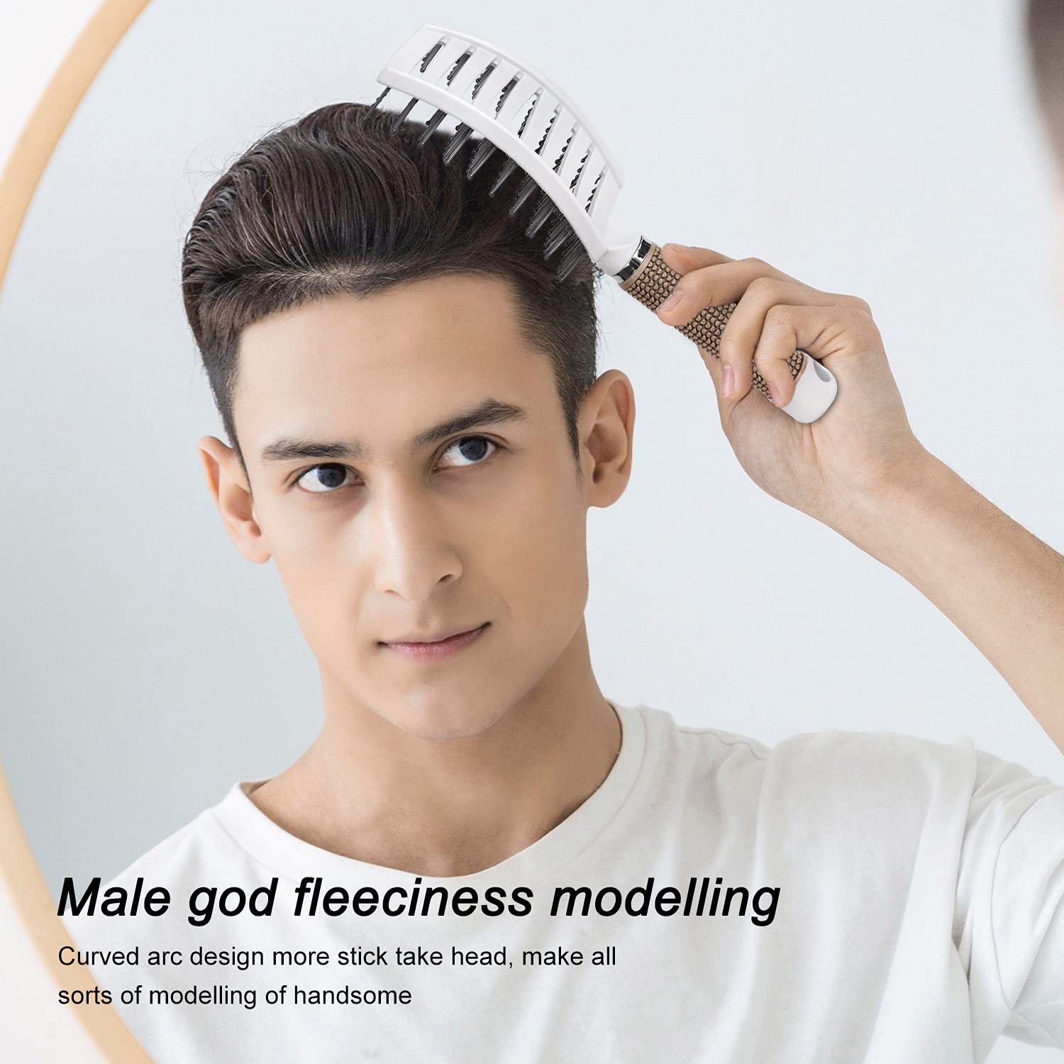 YIBER Sisir Rambut Anti Rontok Detangling Hair Comb Brush - Y76 Gambar produk YIBER Sisir Rambut Anti Rontok Detangling Hair Comb Brush - Y76