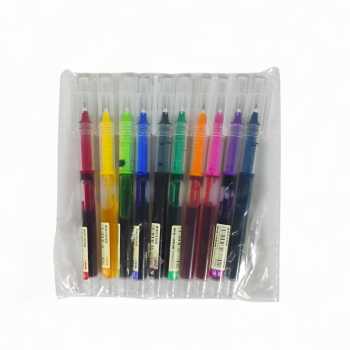 Gambar produk Xuanxuan Pulpen Bolpen Warna Warni Color Ballpoint Gel Pen 0.5mm 10PCS - XX633