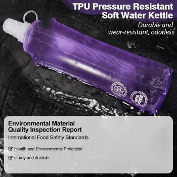 Gambar produk TaffSPORT Botol Minum Soft Flask Foldable Sport Water TPU 250ml - TF-25