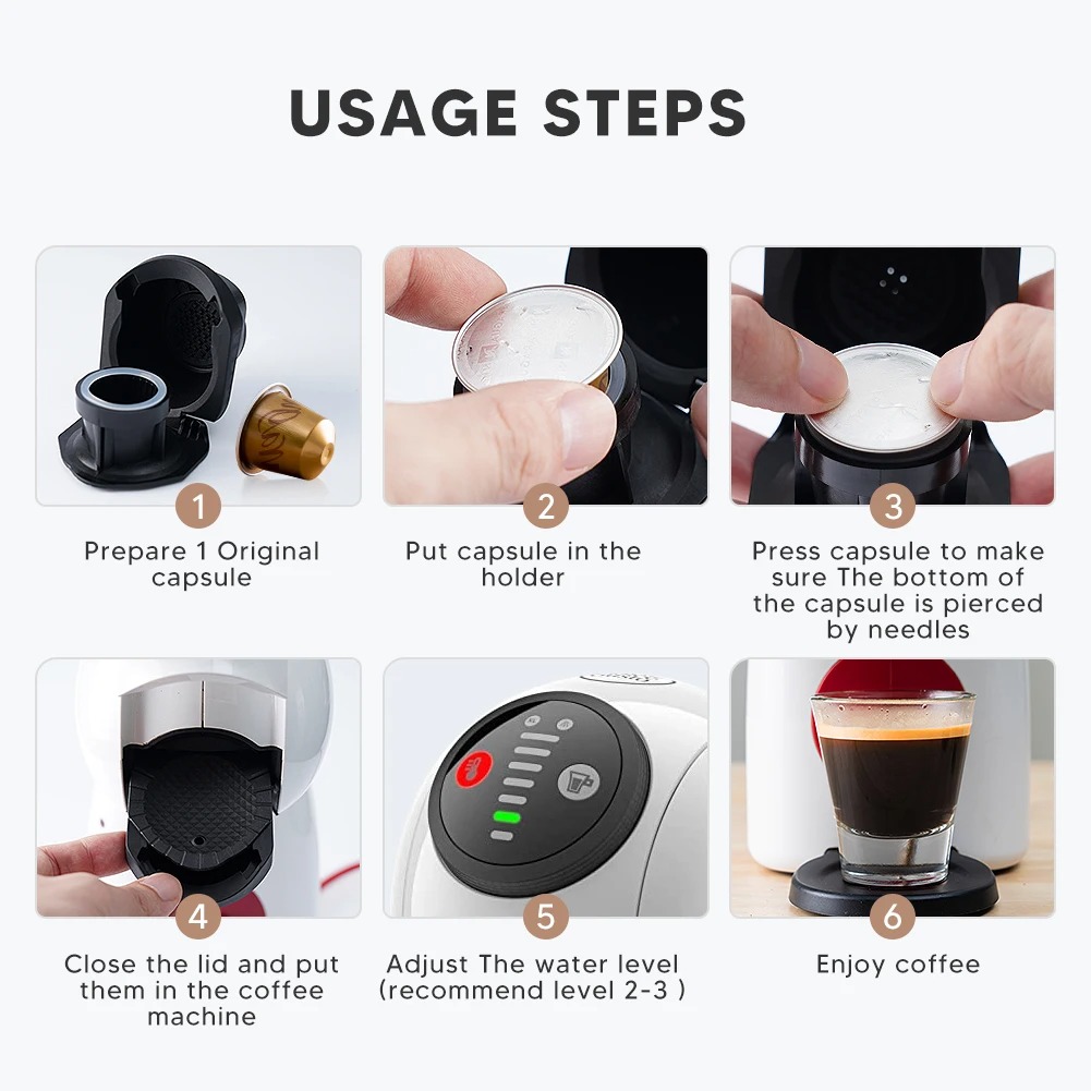 Gambar produk iCafilas Nespresso Capsule Adaptor for Dolce Gusto Ingerted Design - HLB08