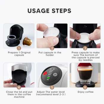 Gambar produk iCafilas Nespresso Capsule Adaptor for Dolce Gusto Ingerted Design - HLB08