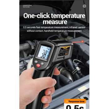 ANENG Termometer Industrial Digital Thermogun Infrared LCD Backlit - TH201 Gambar produk ANENG Termometer Industrial Digital Thermogun Infrared LCD Backlit - TH201