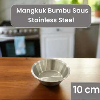 Gambar produk ALRY Mangkuk Bumbu Saus Stainless Steel Western Seasoning Bowl - YX-304