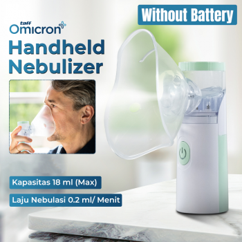 TaffOmicron Alat Terapi Pernapasan Mesh Nebulizer Portable Inhaler - JSL-W303