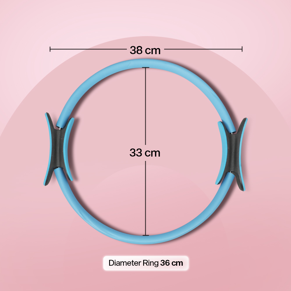 YIWU Magic Ring Resistance Pilates Circle Yoga Fitness 38cm - YW219 Gambar produk YIWU Magic Ring Resistance Pilates Circle Yoga Fitness 38cm - YW219