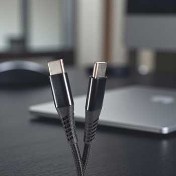 Gambar produk AUFU Kabel Data USB Type C to Type C Fast Charging 6A 66W 1M - KD66