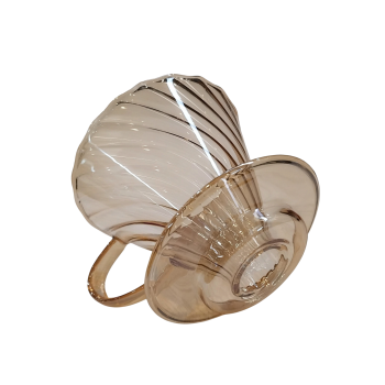 WURJO V60 Coffee Dripper Alat Seduh Kopi Manual Kaca 1-2 Cup - WJ2 Gambar produk WURJO V60 Coffee Dripper Alat Seduh Kopi Manual Kaca 1-2 Cup - WJ2