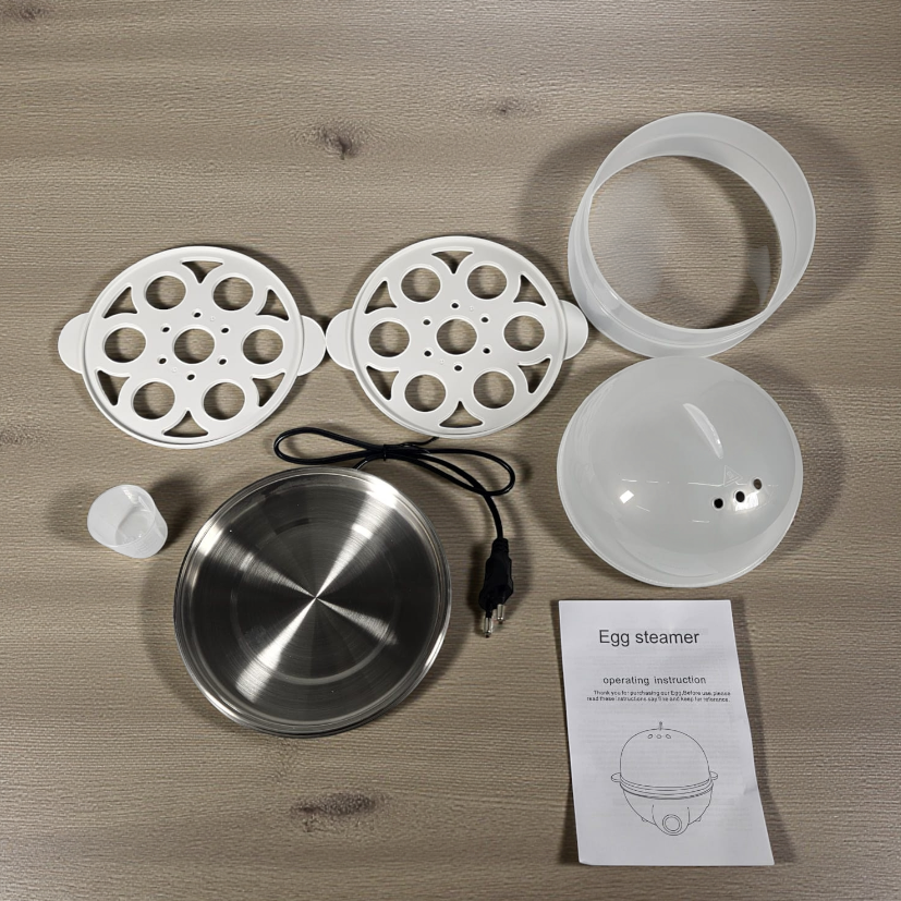 Gambar produk BONIN Alat Rebus Telur Elektrik Double Layer Egg Steamer 220V 350W - BN-20