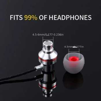 Gambar produk Universal Eartips Earbuds Silicone Gel Tip Replacement 3 Size