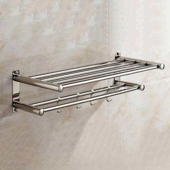 Gambar produk EEND Rak Kamar Mandi Shelf Towel Rack Single Layer Stainless Steel 201 58cm - E-201