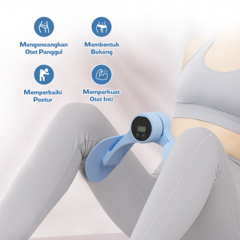 Gambar produk AIXI Hip Trainer Alat Fitness Senam Kegel Counter Kalori Versi Baterai - AX36