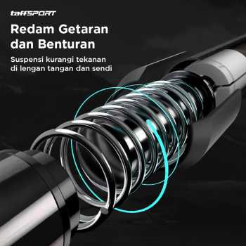 Gambar produk TaffSPORT Tongkat Hiking Telescopic Trekking Pole Aluminium 135cm - X-11