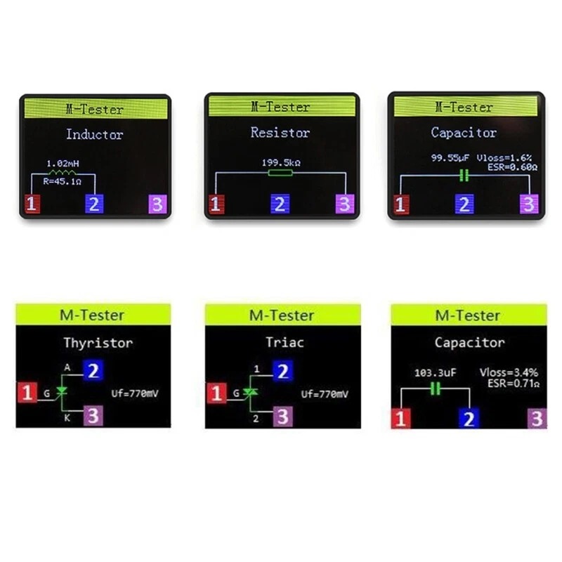 Gambar produk DoTek ESR Meter Multifunctional Transistor Tester Resistance Thyristor - LCR-T7