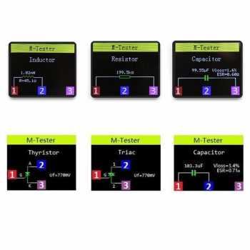 Gambar produk DoTek ESR Meter Multifunctional Transistor Tester Resistance Thyristor - LCR-T7
