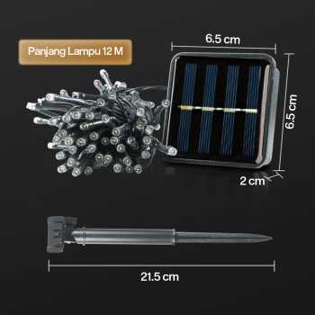 Gambar produk Leclstar Lampu Hias String Lights Dekorasi Taman Solar 12M 100LED - S-04