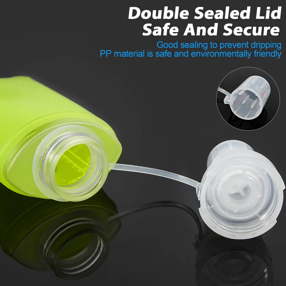 TaffSPORT Botol Minum Soft Flask Foldable Sport Water TPU 500 ml - TF009 Gambar produk TaffSPORT Botol Minum Soft Flask Foldable Sport Water TPU 500 ml - TF009