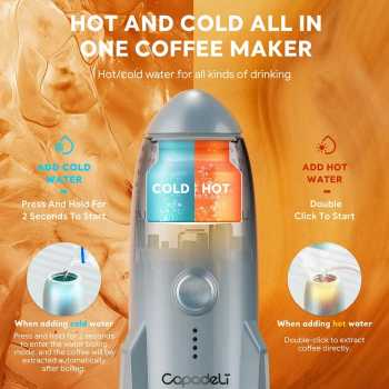 Gambar produk iCafilas Capadeli Nanopresso Coffee Maker Portable 3in1 7800mAh 19 Bar - ME2409