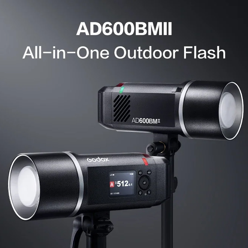 Gambar produk Godox Flash Camera Wireless 2.4GHz TTL 3in1 Color 8940mAh 600Ws - AD600BMII