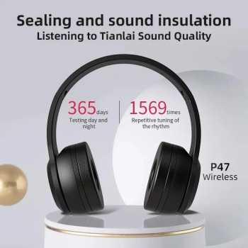 Gambar produk Briame Headphone Bluetooth 5.1 HiFi Noise Reduction TF AUX 150mAh - P47