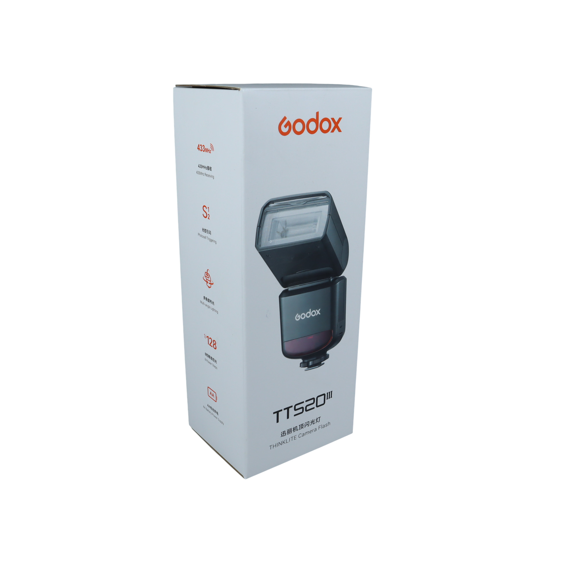 Gambar produk Godox Flash Camera Wireless 433MHz Adjustable Head 5600K - TT520III THINKLITE