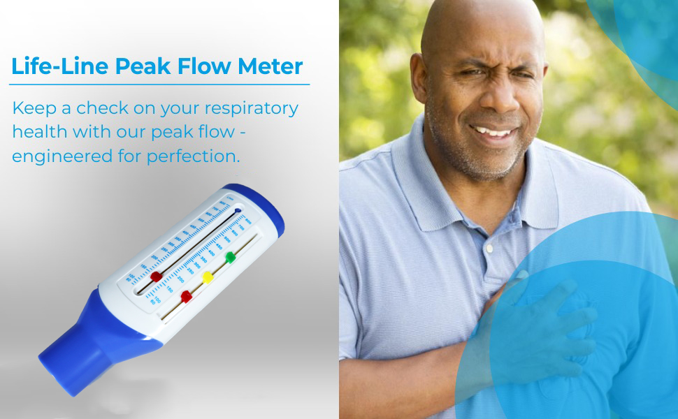 LIFE LINE Peak Flow Meter Mini Alat Ukur Pernapasan Monitor Paru - AM-01 Gambar produk LIFE LINE Peak Flow Meter Mini Alat Ukur Pernapasan Monitor Paru - AM-01