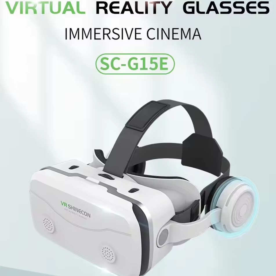 Gambar produk Shinecon VR Box 3D IMAX Screen Virtual Reality Glasses With Headphone - SC-G15E