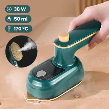 Karsah Setrika Mini Compact Ironing Handheld Semprot Air 38W 50ml - HX-6168